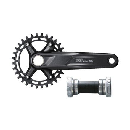 SHIMANO FC-M5100 10/11-biegowa Korba Deore 170mm 32z. czarna, dwuczęściowa z łożyskami