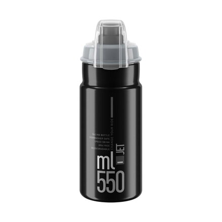 ELITE Bidon JET PLUS 550 czarna/szara