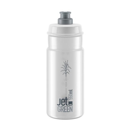 ELITE Bidon JET GREEN 550 przezroczysta