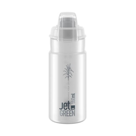 ELITE Bidon JET GREEN PLUS 550 przezroczysta