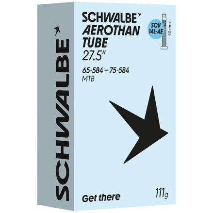 SCHWALBE Duša AEROTHAN TUBE SCV14L-AE (65/75-584) SCV 40mm 111g TPU