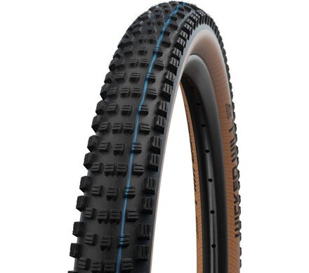 SCHWALBE Plášť WICKED WILL 27.5x2.40 (62-584) 67EPI 795g TLE Evo Super Ground Addix SpeedGrip hnedý bok sklad