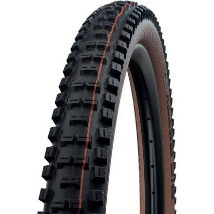 SCHWALBE Plášť BIG BETTY 27.5x2.40  (62-584) 67EPI 1210g TLE Super Gravity Soft hnedý bok skladací