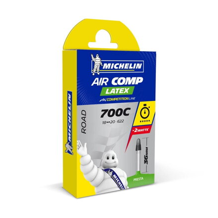 MICHELIN Duša A1 LATEX 700x18/20C (18/20-622) FV 36mm 70g