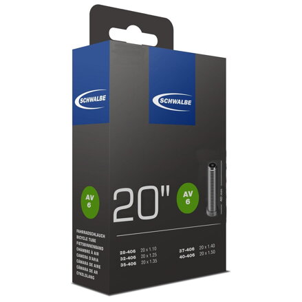 SCHWALBE Dętka AV6 20x1.1/1.50 AV 40mm (28/40-406)