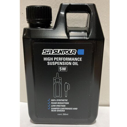 SR SUNTOUR Olej do widelca HIGH PERFORMANCE SUSPENSION OIL WT5 250 ml