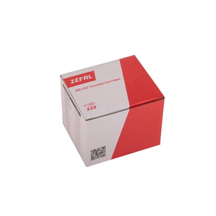 ZÉFAL Nabój CO2 16 g z gwintem 20 szt.