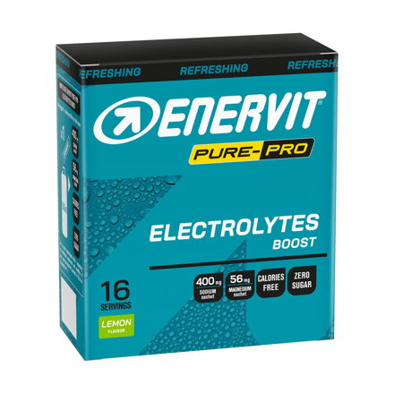 ENERVIT Nápoj Electrolytes Boost 16x4g Citrón