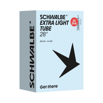 SCHWALBE Dętka SV17-EL (28/44-622) 28x1.10–1.75 SV 40 mm Extra Light 105 g