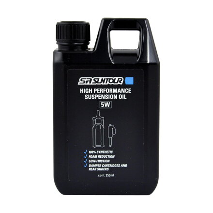 SR SUNTOUR Olej do widelca HIGH PERFORMANCE SUSPENSION OIL WT5 250 ml