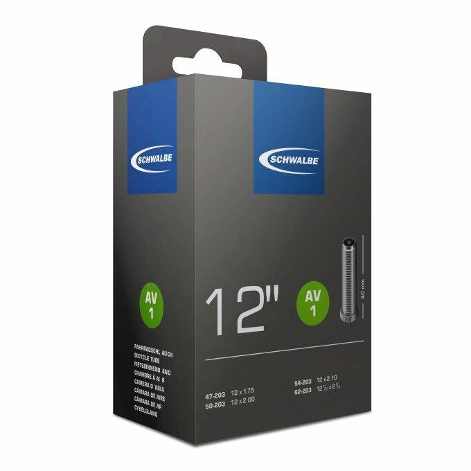 SCHWALBE Dętka AV1 12x1.75/2.10 AV 40mm (47/62-203)