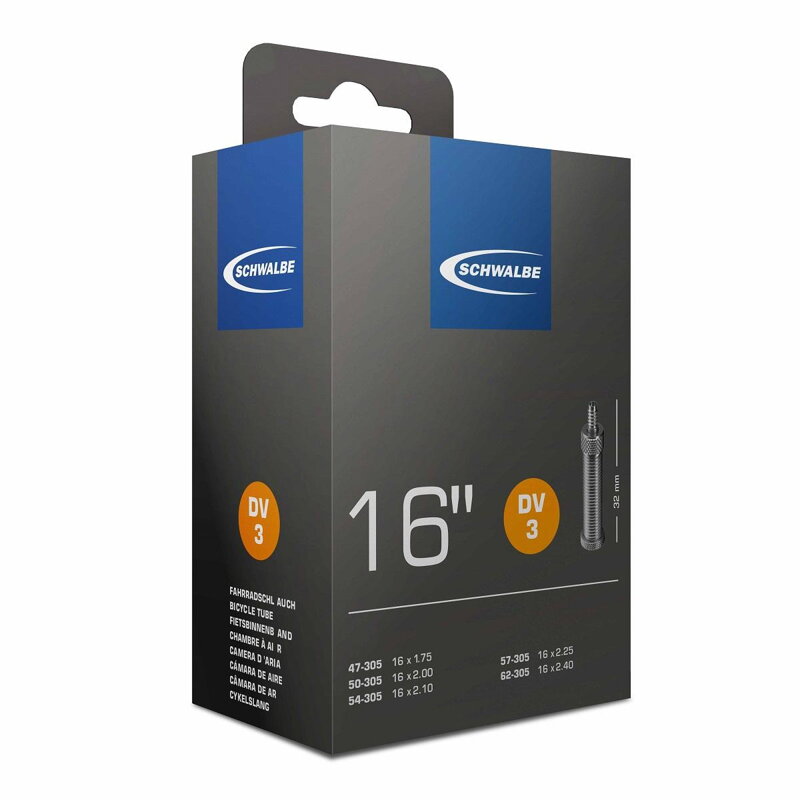 SCHWALBE Dętka DV3 16 47/62-305 EK 32mm