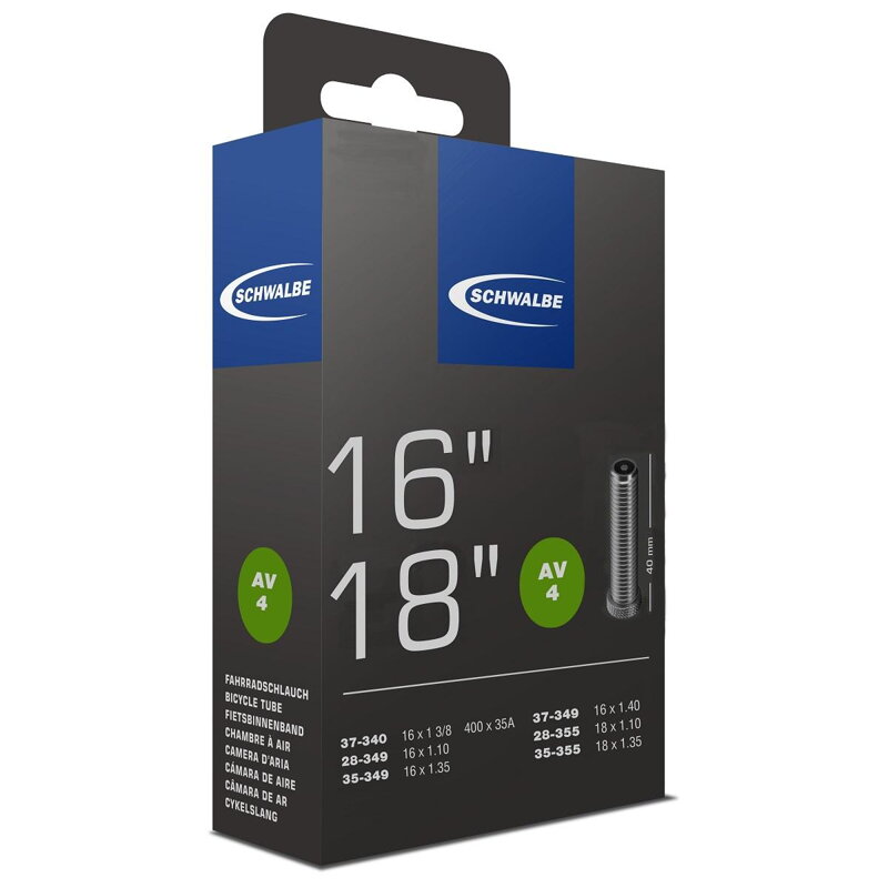 SCHWALBE Dętka AV4 16x1 3/8-18x1.35 AV 40mm