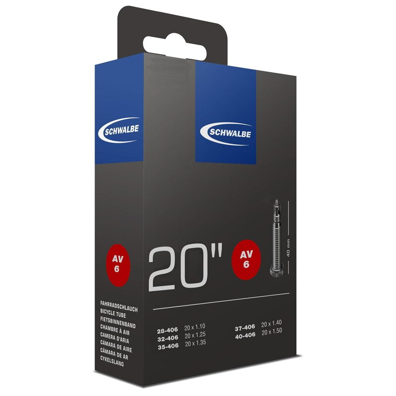 SCHWALBE Dętka SV6 20x1.1/1.50 FV 40mm (28/40-406)
