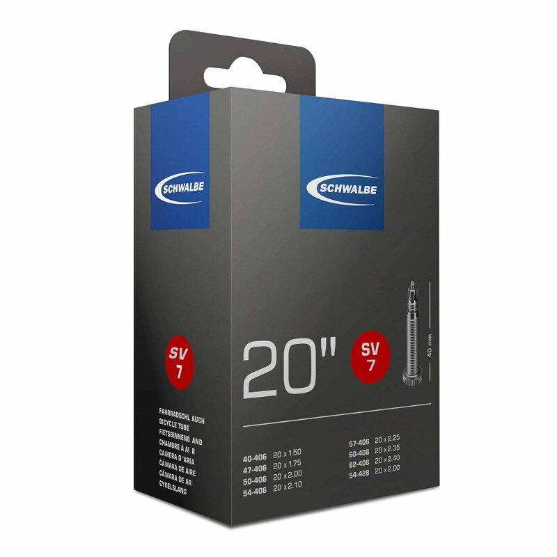 SCHWALBE Dętka SV7 20 40/62-406 EK 40mm