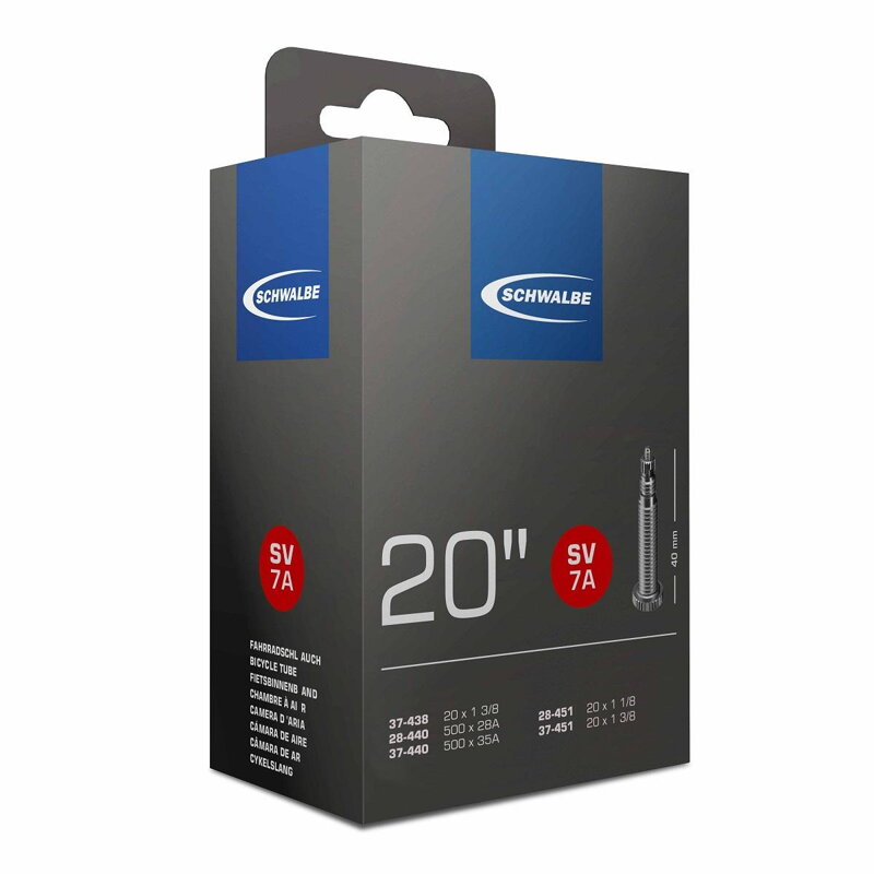 SCHWALBE Dętka SV7A 20 28/37-438/451 EK 40mm