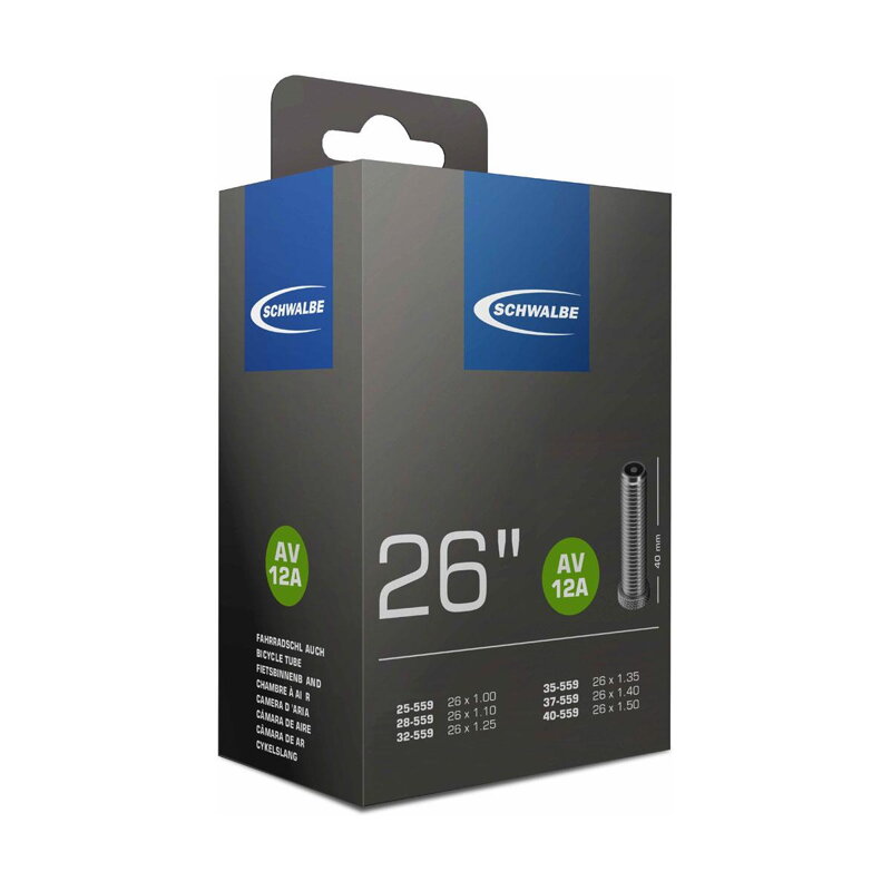 SCHWALBE Dętka AV12A 26x1.00/1.50 40mm (25/40-559) 120g