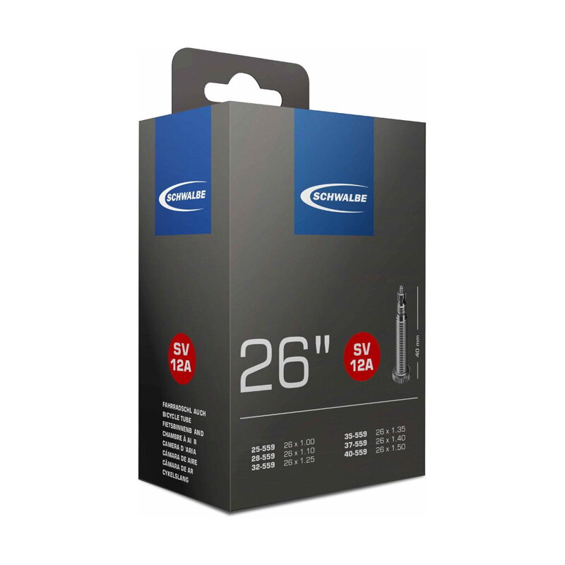 SCHWALBE Dętka SV12A 26x1.00/1.50 40mm (25/40-559) 120g