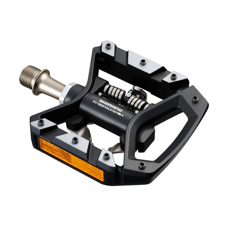 SHIMANO PD-T8000 Pedały trekkingowe SPD czarne jednostronne+bloki SHIMANO PD-T8000 Pedały trekkingowe SPD czarne jednostronne+bloki