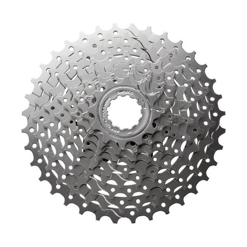SHIMANO CS-HG400 9-rzędowa 11-34 Kaseta zębów srebrna SHIMANO CS-HG400 9-rzędowa 11-34 Kaseta zębów srebrna