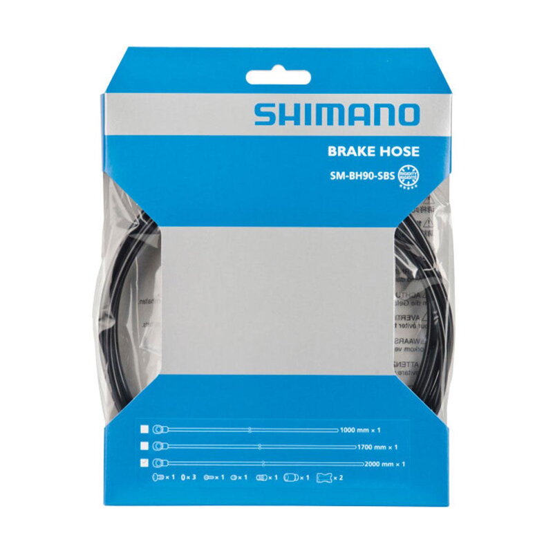 SHIMANO SM-BH90 Przewód hydrauliczny 1700mm czarny M640 SHIMANO SM-BH90 Przewód hydrauliczny 1700mm czarny M640
