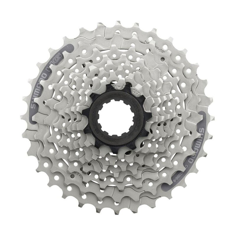 SHIMANO CS-HG201 9-rzędowa 11-32 Kaseta zębów srebrna SHIMANO CS-HG201 9-rzędowa 11-32 Kaseta zębów srebrna
