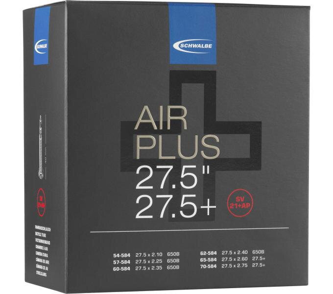 SCHWALBE Dętka AIR PLUS SV21+AP 27.5x2.10/3.00 FV