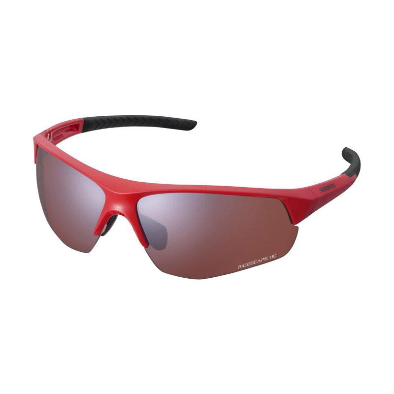 Czerwone SHIMANO Okulary TWINSPARK Ridescape o wysokim kontraście