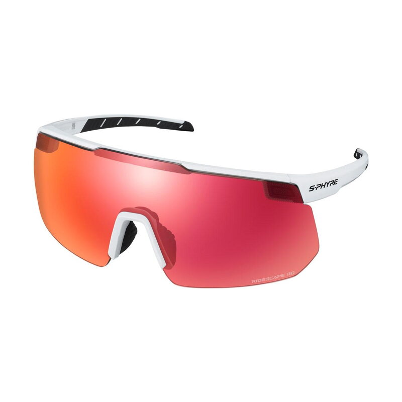 SHIMANO S-PHYRE2 Okulary matowe białe Ridescape Road SHIMANO S-PHYRE2 Okulary matowe białe Ridescape Road