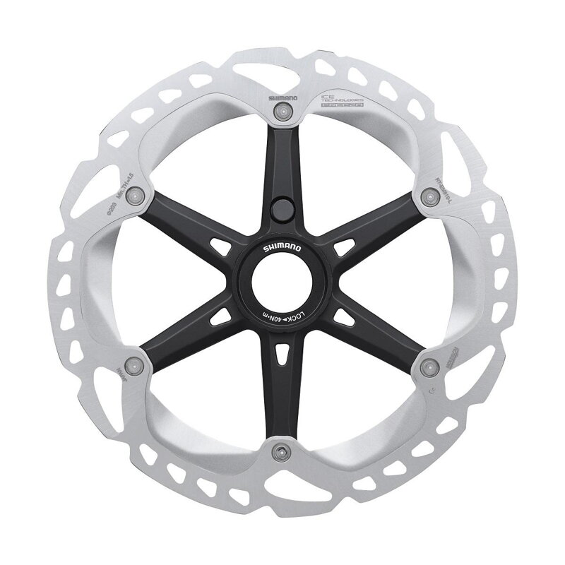 SHIMANO Tarcza hamulcowa RT-EM810 z zewnętrzną nakrętką 203 mm SHIMANO Tarcza hamulcowa RT-EM810 z zewnętrzną nakrętką 203 mm
