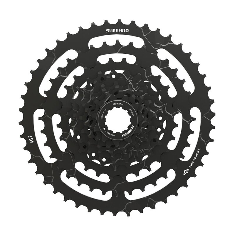 SHIMANO CS-LG300 9-rzędowa 11-46 Kaseta zębów Linkglide CUES SHIMANO CS-LG300 9-rzędowa 11-46 Kaseta zębów Linkglide CUES