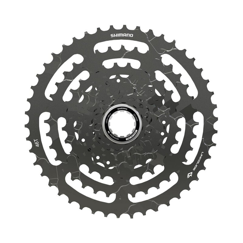 SHIMANO CS-LG400 9-rzędowa 11-46 Kaseta zębów Linkglide CUES SHIMANO CS-LG400 9-rzędowa 11-46 Kaseta zębów Linkglide CUES