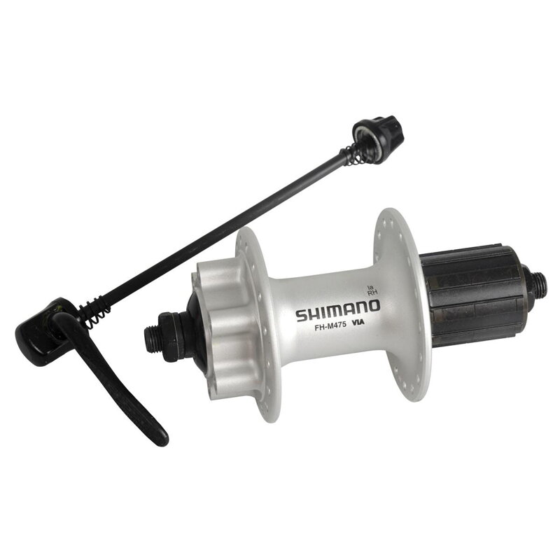 SHIMANO  Náboj zadný M475 32 dier strieborný