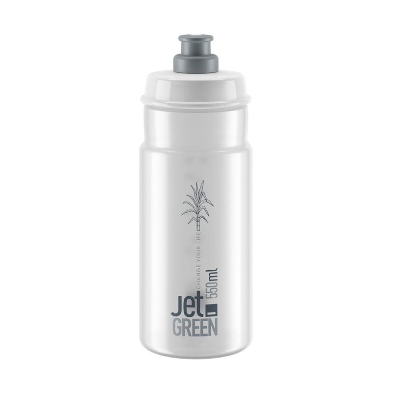 ELITE Bidon JET GREEN 550 przezroczysta