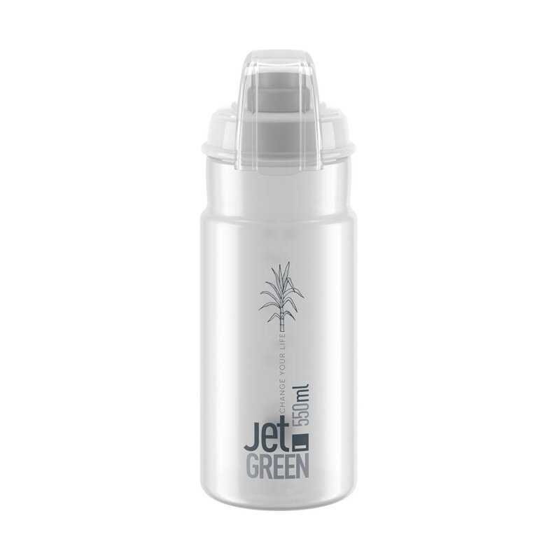 ELITE Bidon JET GREEN PLUS 550 przezroczysta