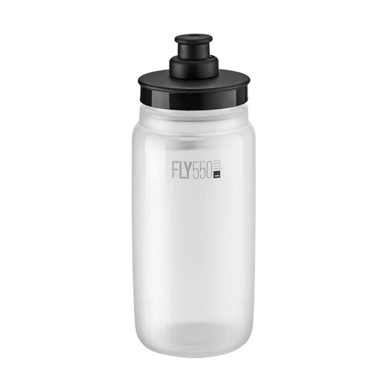 ELITE Bidon FLY TEX 550 przezroczysta czarny