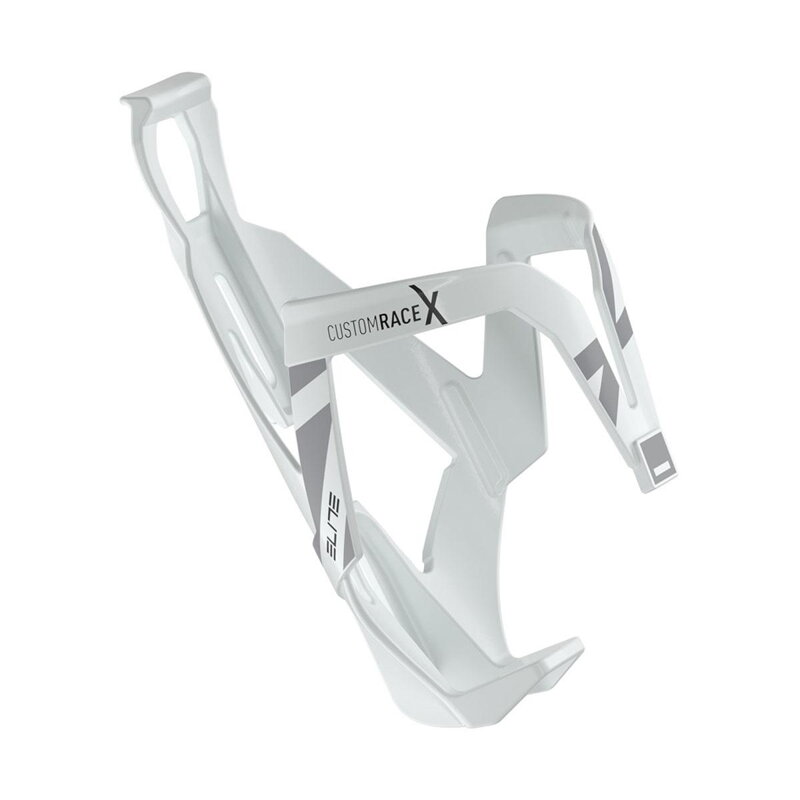 ELITE Koszyk CUSTOM RACE X biały błyszczący