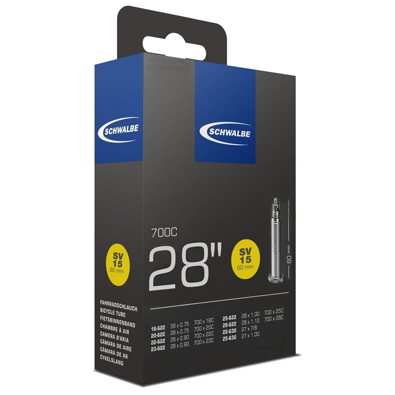 SCHWALBE Dętka SV15 700x18/28C FV 60mm (18/28-622)