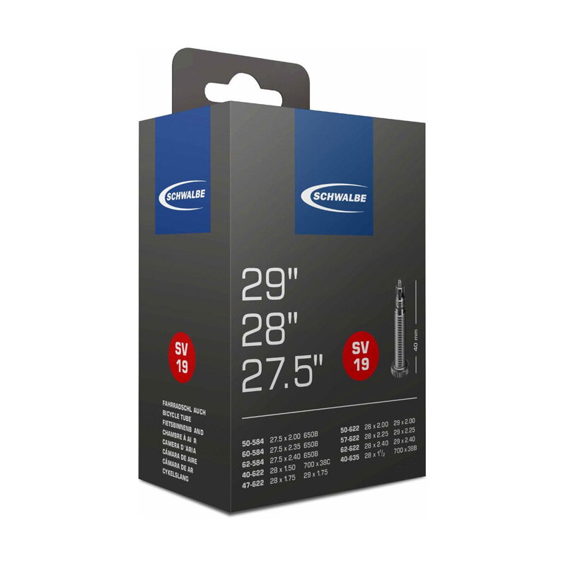 SCHWALBE Dętka SV19 27.5x2.00/2.35 29x1.75/2.40 FV 40mm