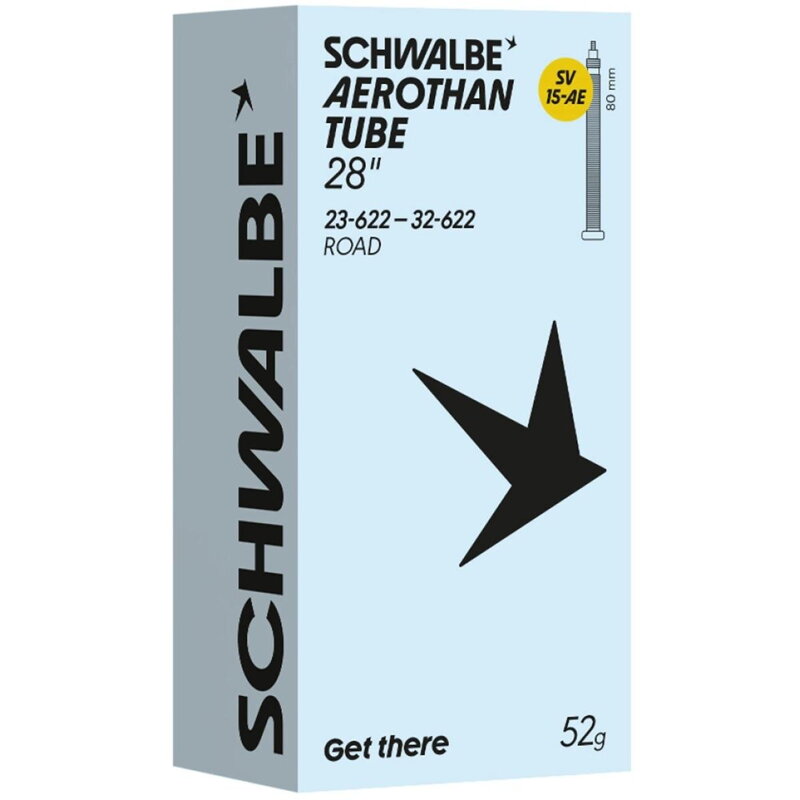 SCHWALBE Duša AEROTHAN TUBE SV15-AE (23/32-622) FV 80mm 52g TPU