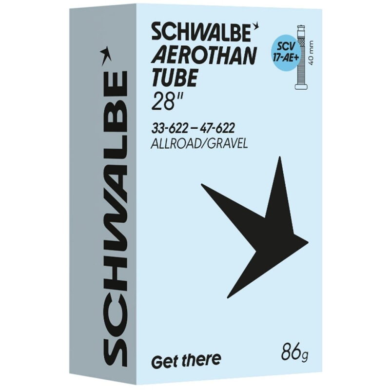 SCHWALBE Duša AEROTHAN TUBE SCV17-AE+ (33/47-622) SCV 40mm 86g TPU