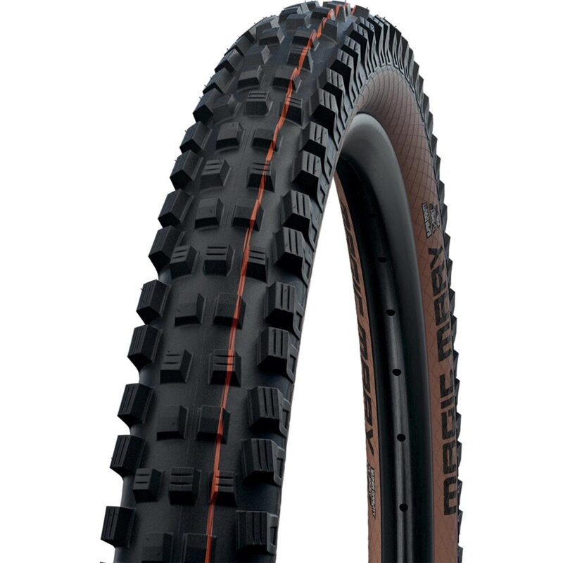 SCHWALBE Plášť MAGIC MARY 27.5x2.40 (62-584) 67EPI 1220g TLE Super Gravity TLE Soft hnedý bok